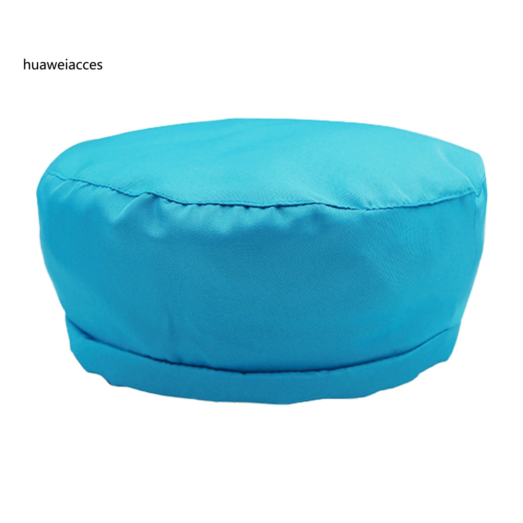 Mũ Đầu Bếp Màu Trơn Thoáng Khí Chống Bụi Đa Năng Cho Nam Và Nữ