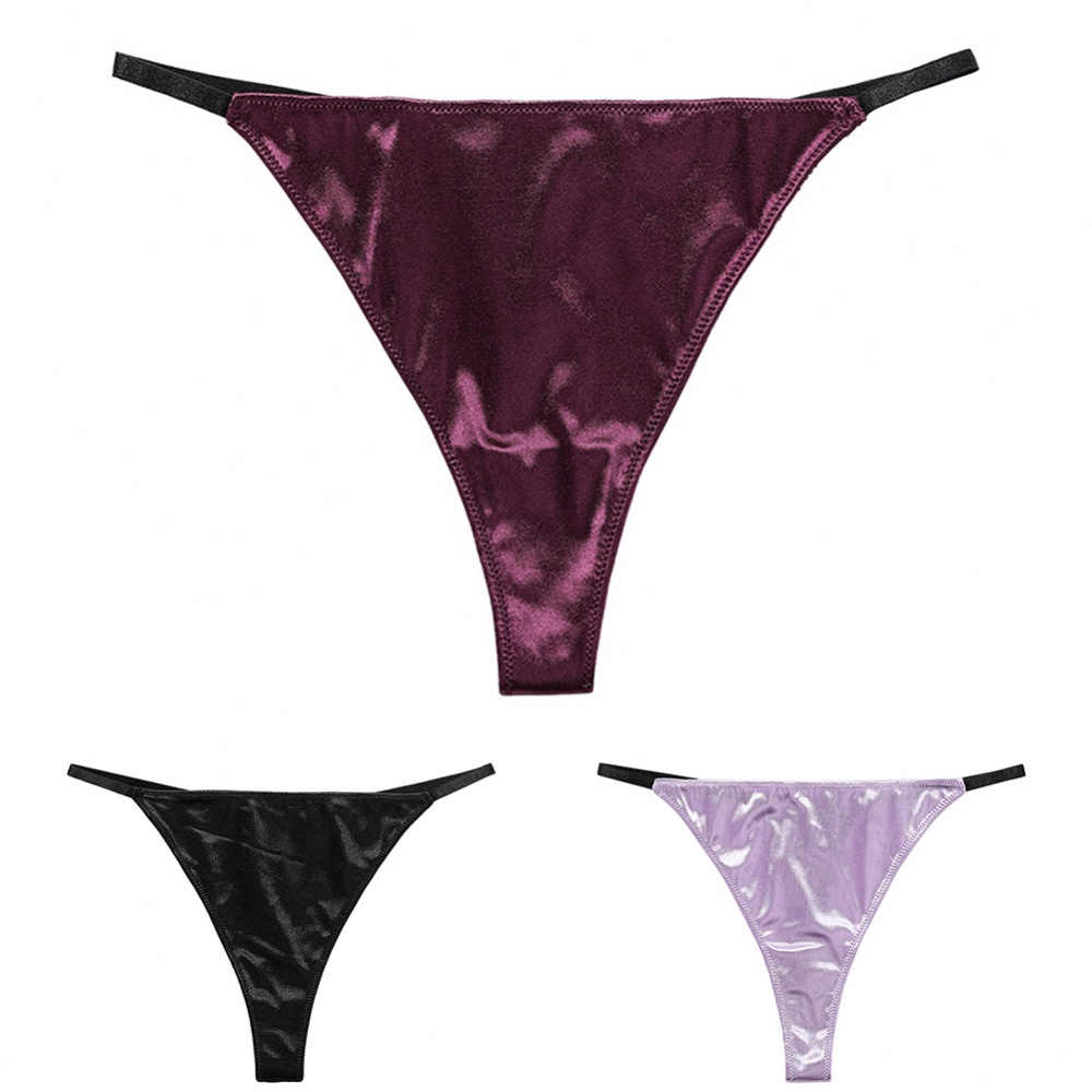 Quần Lót Chữ T Mềm Mại Co Giãn Màu Trơn Gợi Cảm Cho Nữ