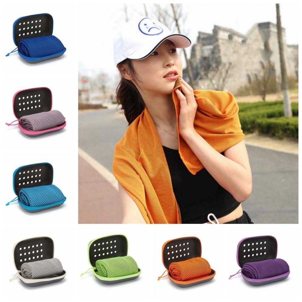 MIQUEL Khăn Làm Mát Sợi Nhỏ Gọn Nhẹ Nhanh Khô Dùng Khi Chạy Bộ