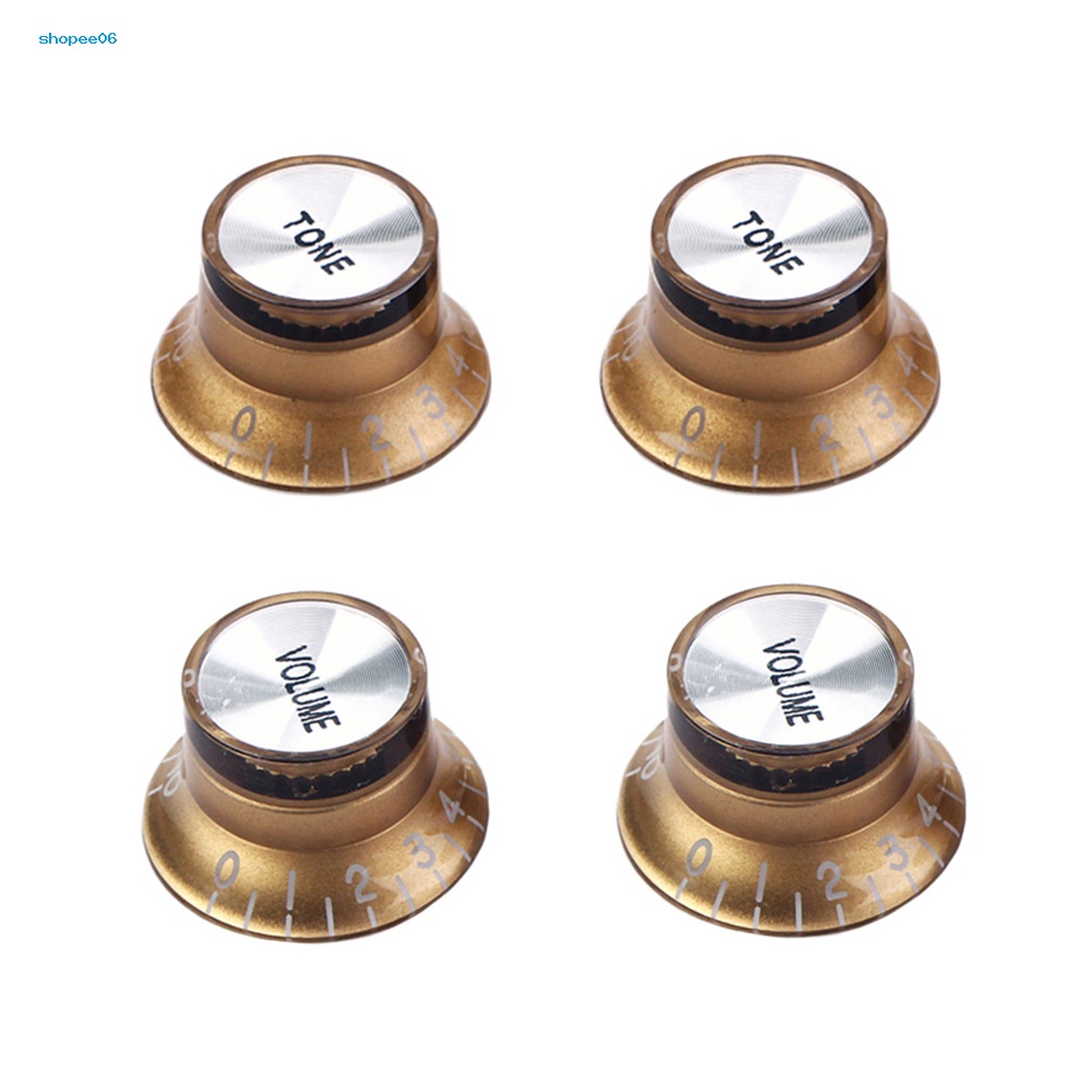 Set 4 Nút Điều Chỉnh Âm Lượng Cho Đàn Guitar Điện