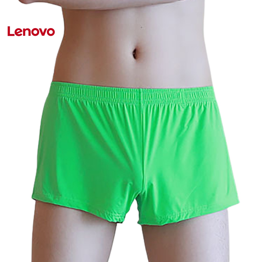 Quần Lót Boxer Vải Lụa Lạnh Co Giãn Thoải Mái Họa Tiết Hoa Hướng Dương Cho Nam