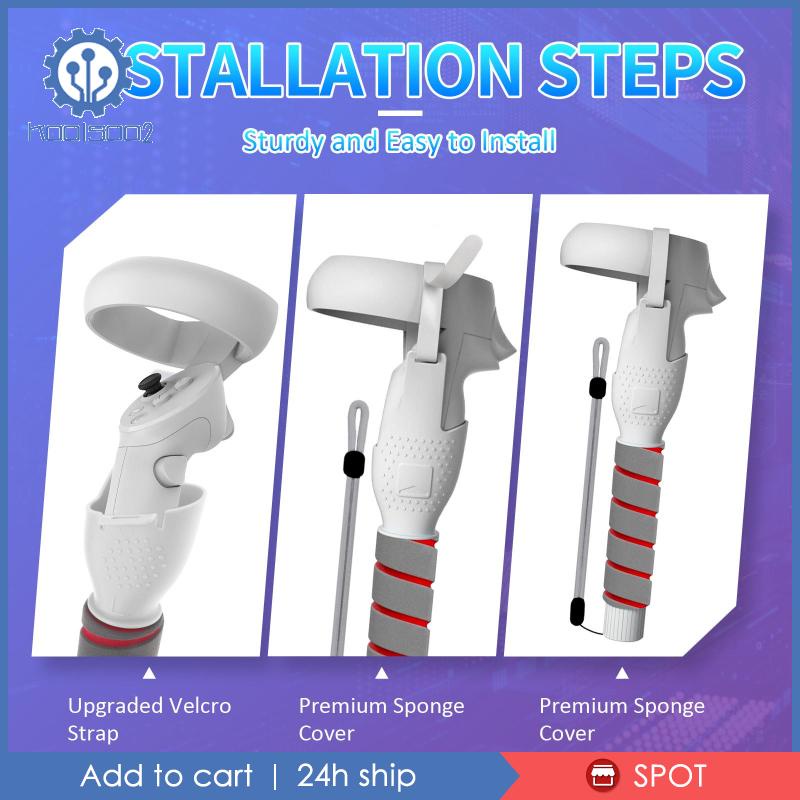 Tay Cầm Chơi Game Chống Nước Gọn Nhẹ Dài Thoải Mái Dễ Lắp Đặt Cho Quest 2