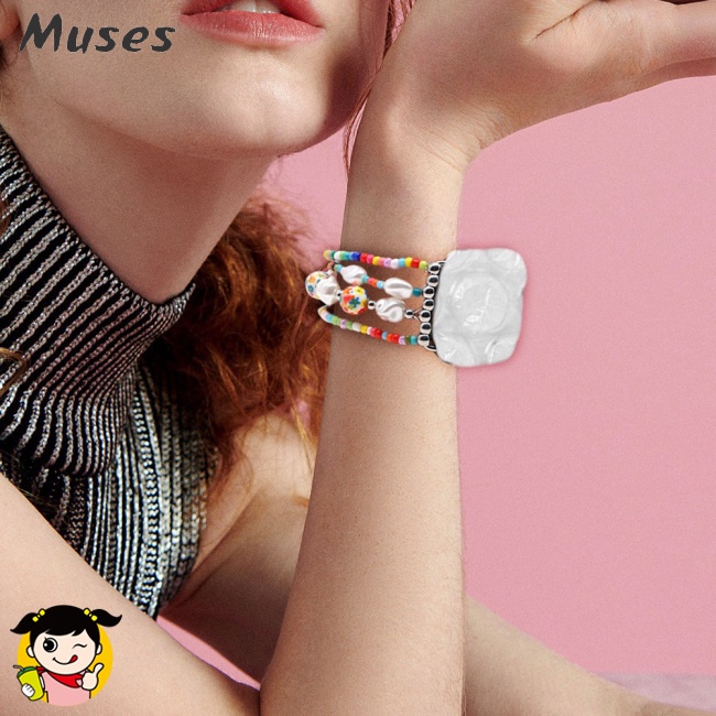 Dây Đeo Đồng Hồ Co Giãn Gọn Nhẹ Tùy Chỉnh Tiện Dụng Cho Iwatch S7