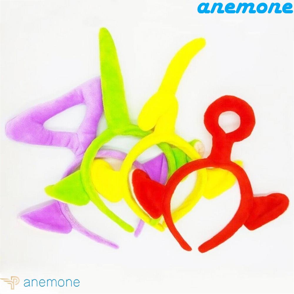 ANEMONE Băng Đô Cài Tóc Trang Điểm In Hoạt Hình Teletubbies Dễ Thương