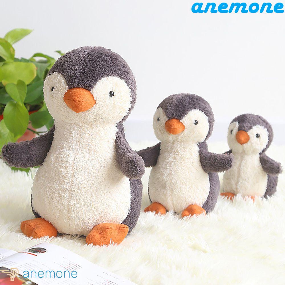 ANEMONE Thú Nhồi Bông Hình Chim Cánh Cụt Dễ Thương Trang Trí Nhà Cửa