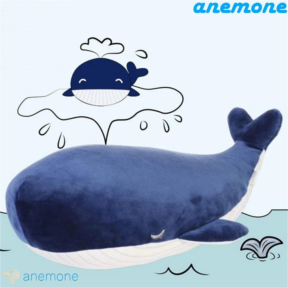 ANEMONE Cá Voi Nhồi Bông Mềm Mại Đáng Yêu Cho Bé