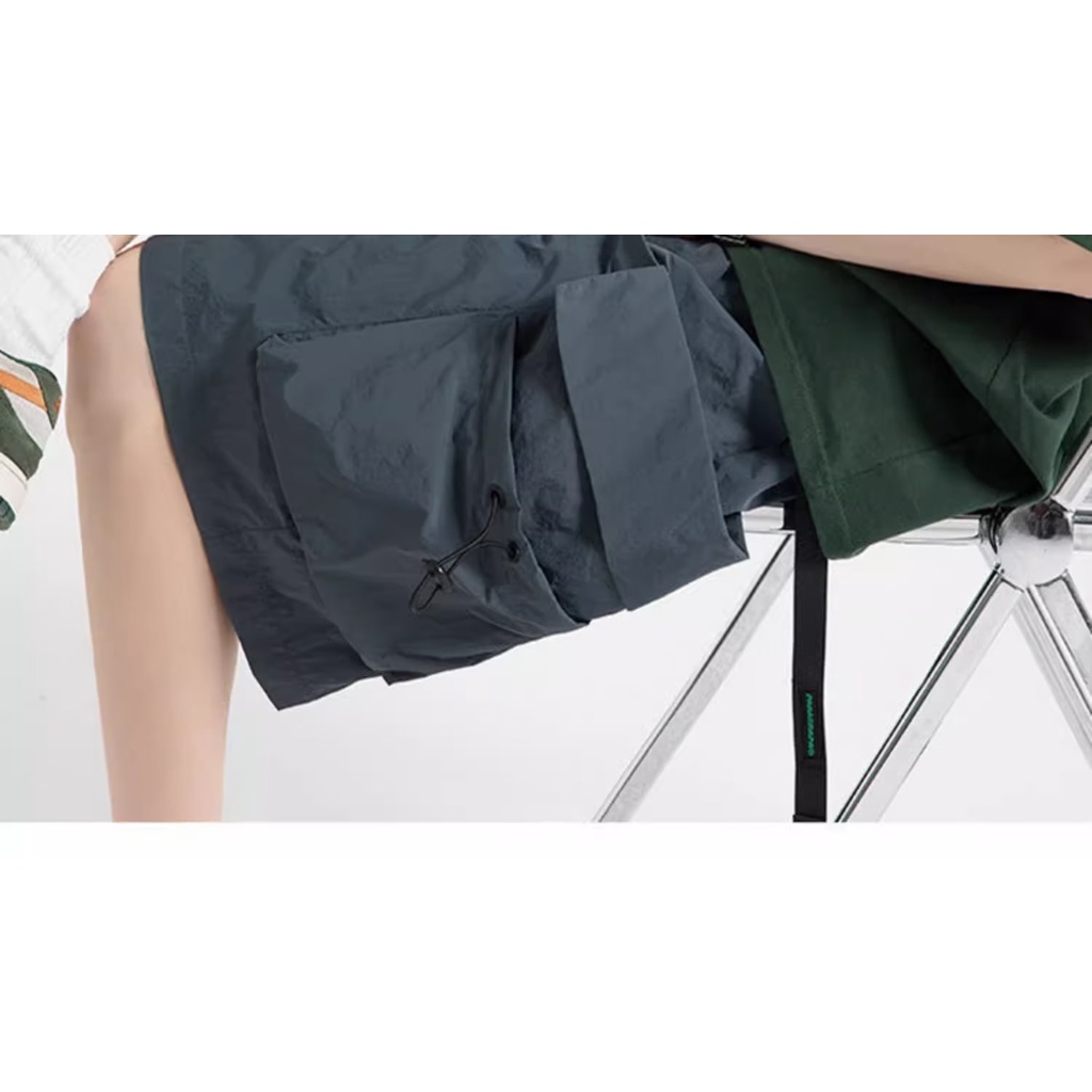 Quần Short Ống Rộng Đa Năng Phong Cách Đường Phố Mỹ Thời Trang Mùa Hè Cho Nam