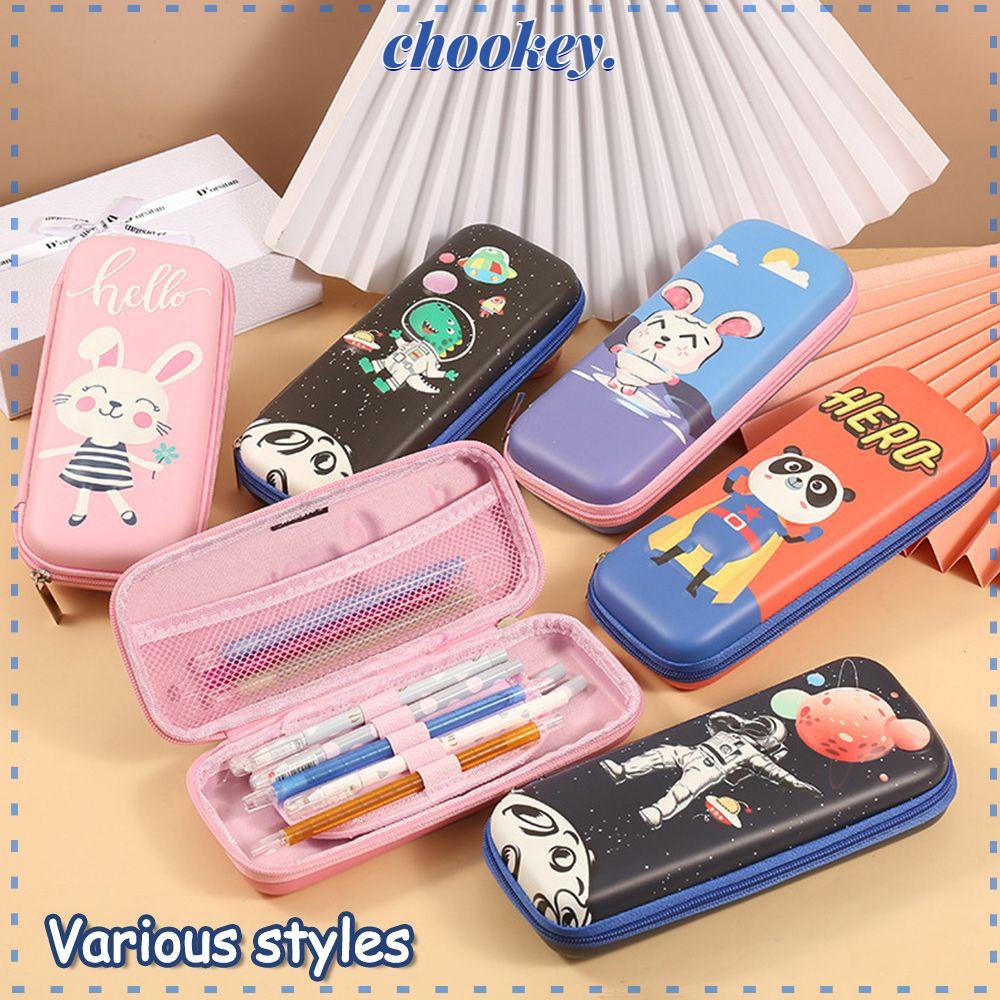 CHOOKEY Hộp Đựng Bút EVA 3D Chống Thấm Nước Kiểu Dáng Dễ Thương