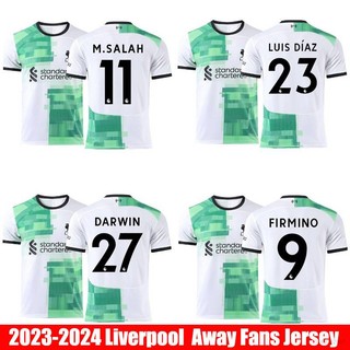 Áo thun bóng đá liverpool lfc away dáng rộng 23 / 24