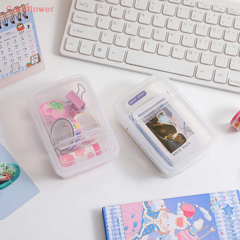 Hộp Trong Suốt Đựng Thẻ / Trang Sức / Văn Phòng Phẩm Tiện Lợi Mới