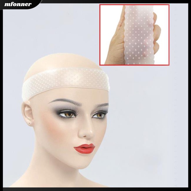 Băng Đô Đội Tóc Giả Bằng Silicone Chống Trượt Chống Đổ Mồ Hôi Có Thể Tái Sử Dụng