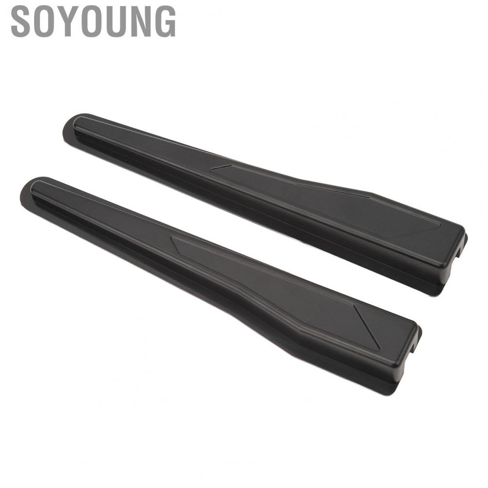 Soyoung Windshield Defogger Guards  Classic Black Rear Window Heater Protect Trim Long Lasting 1 Pair for Bronco