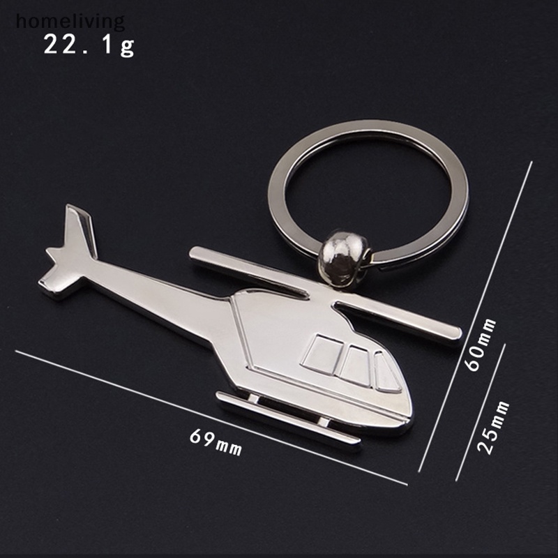 Móc Khóa Hình Máy Bay Bằng Thép Không Gỉ Sáng Tạo