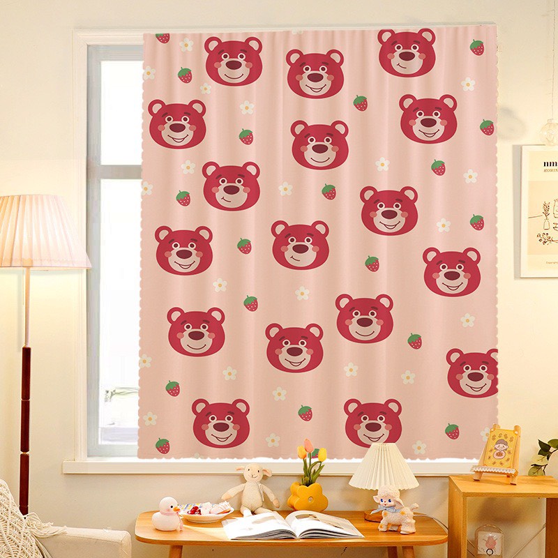 Rèm Vải Khoen Lỗ, Khoen Ri Đô, Rèm Dán GẤU DÂU LỚN Chống Nắng nhiều kich thước
