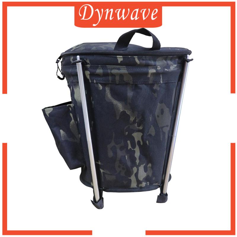 Giỏ Đựng Rác Bằng Vải Oxford Có Tay Cầm 20L Tiện Dụng Cho Sân Vườn