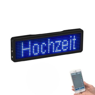Dharma Name Tag Led Digital Bluetooth Bisa Diprogram