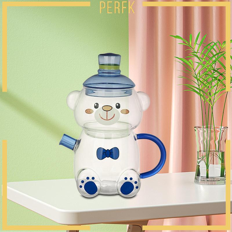 Bình Đựng Nước Bằng Kính Có Cốc Thủy Tinh Nhỏ Cho Sữa Nước Ép Carafe