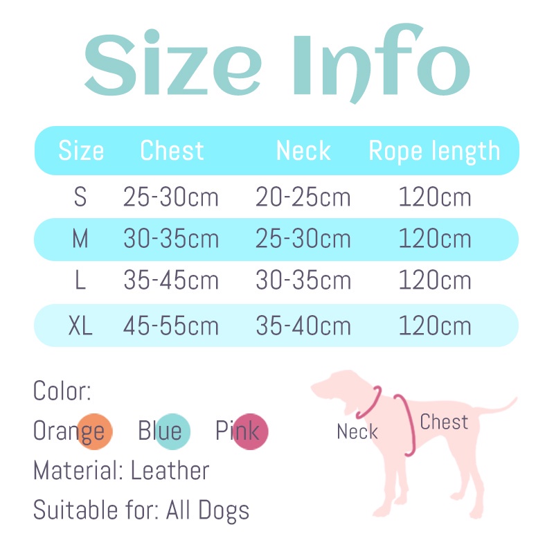 HamshMoc Bộ Dây Dắt Chó Đi Dạo Mềm Mại Gọn Nhẹ Tháo Gỡ Nhanh Có Thể Điều Chỉnh