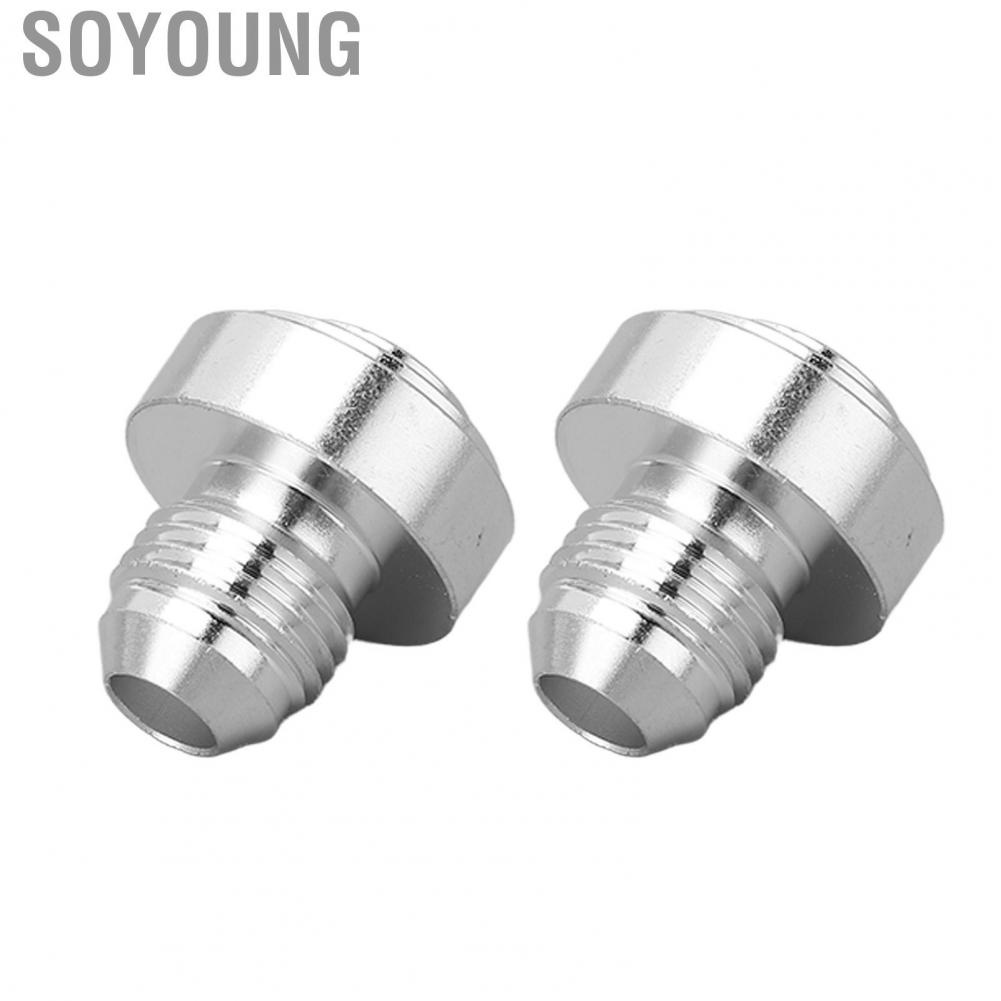 Soyoung Male Thread Fitting Billet CNC Machined 1/2in for Replacement