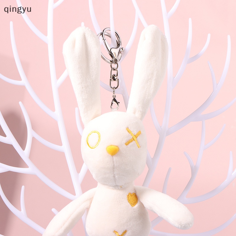 Móc Khóa Thỏ Nhồi Bông Hoạt Hình Đáng Yêu Dành Cho Bé Gái