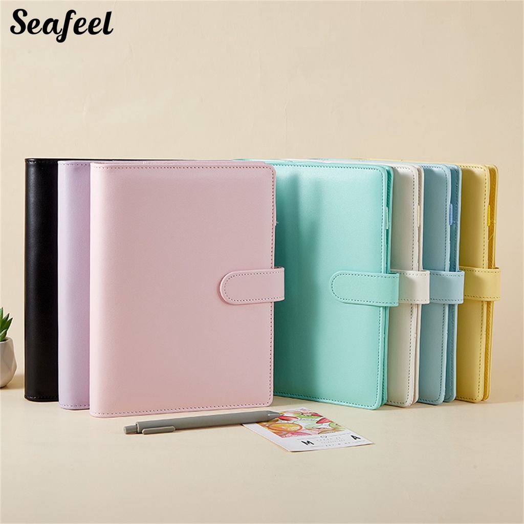 Vỏ Bọc Sổ Tay Chống Thấm Nước 6 Lỗ Họa Tiết Lá Cây Thông Dụng