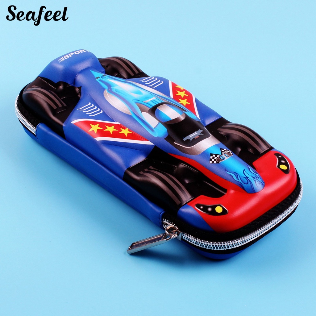 Túi Đựng Bút Chì Sức Chứa Lớn Có Khóa Kéo Bề Mặt Mịn Cho Xe Hơi