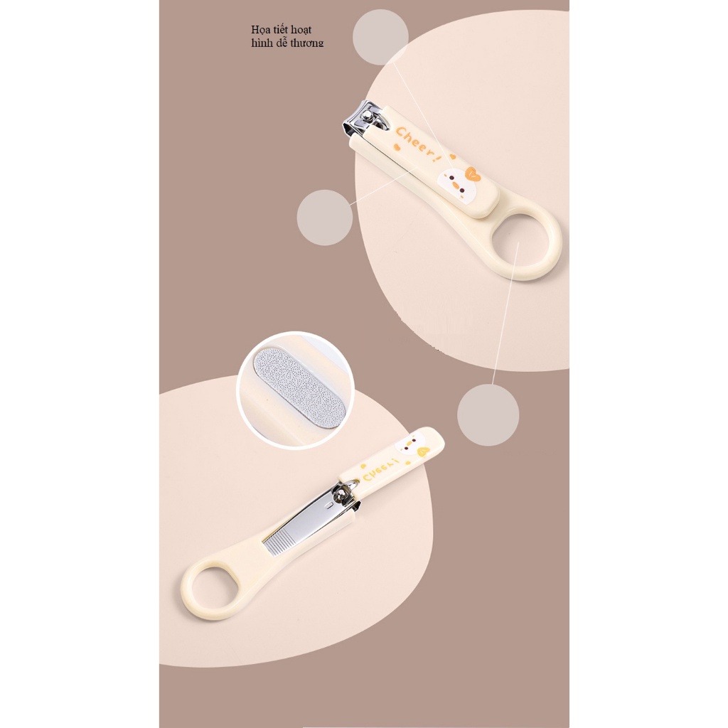 Bấm cắt móng tay trẻ em, họa tiết động vật cute, nice, cheer, buling xinh xắn siêu sắc