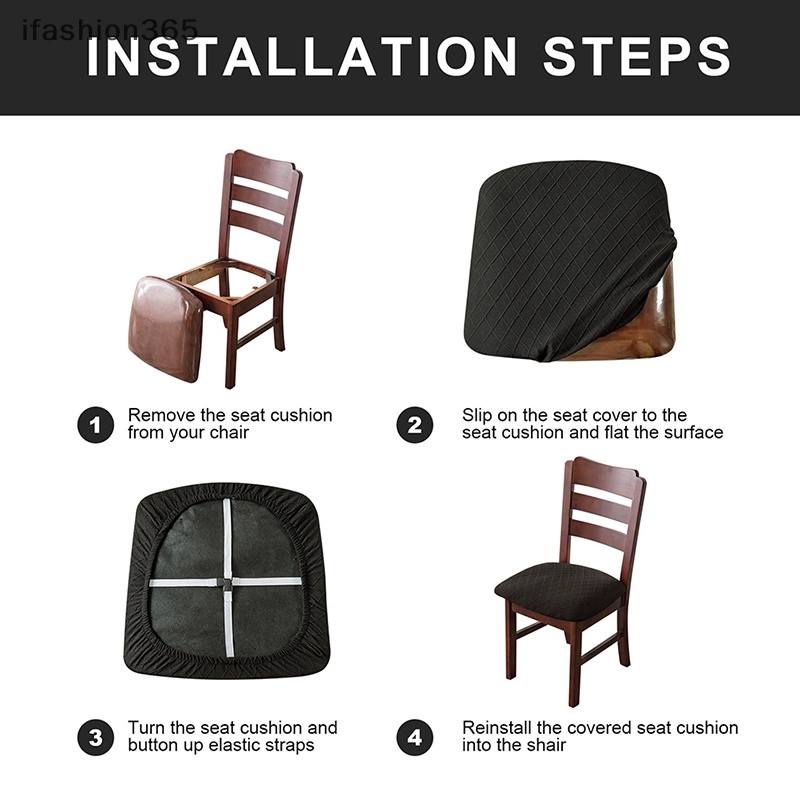 Vỏ Bọc Ghế Ngồi Màu Trơn Chống Thấm Nước Có Thể Tháo Rời Và Giặt Rửa Tiện Dụng ifashion365