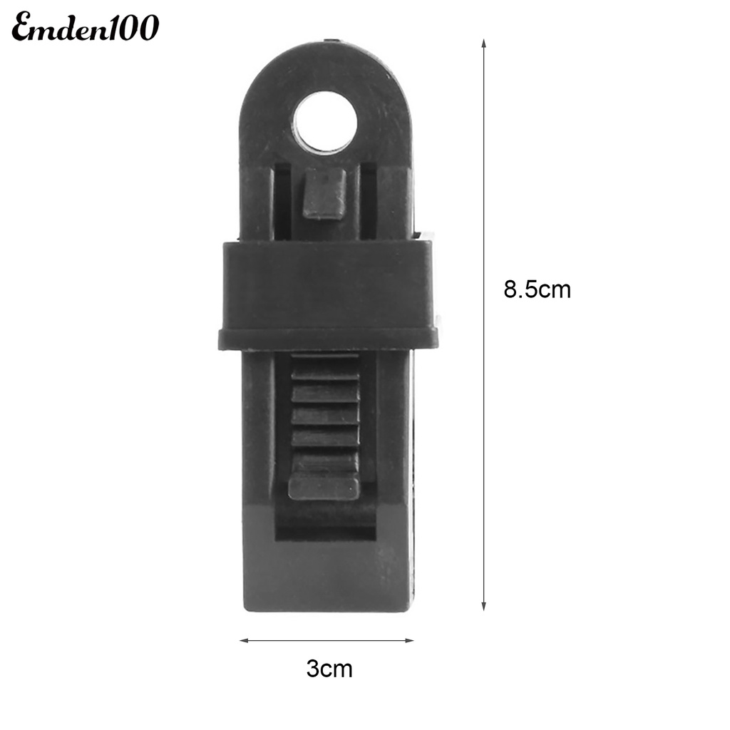 Kẹp Cố Định Lều Trại Chống Gió Bằng Nhựa PP Màu Sắc Trơn