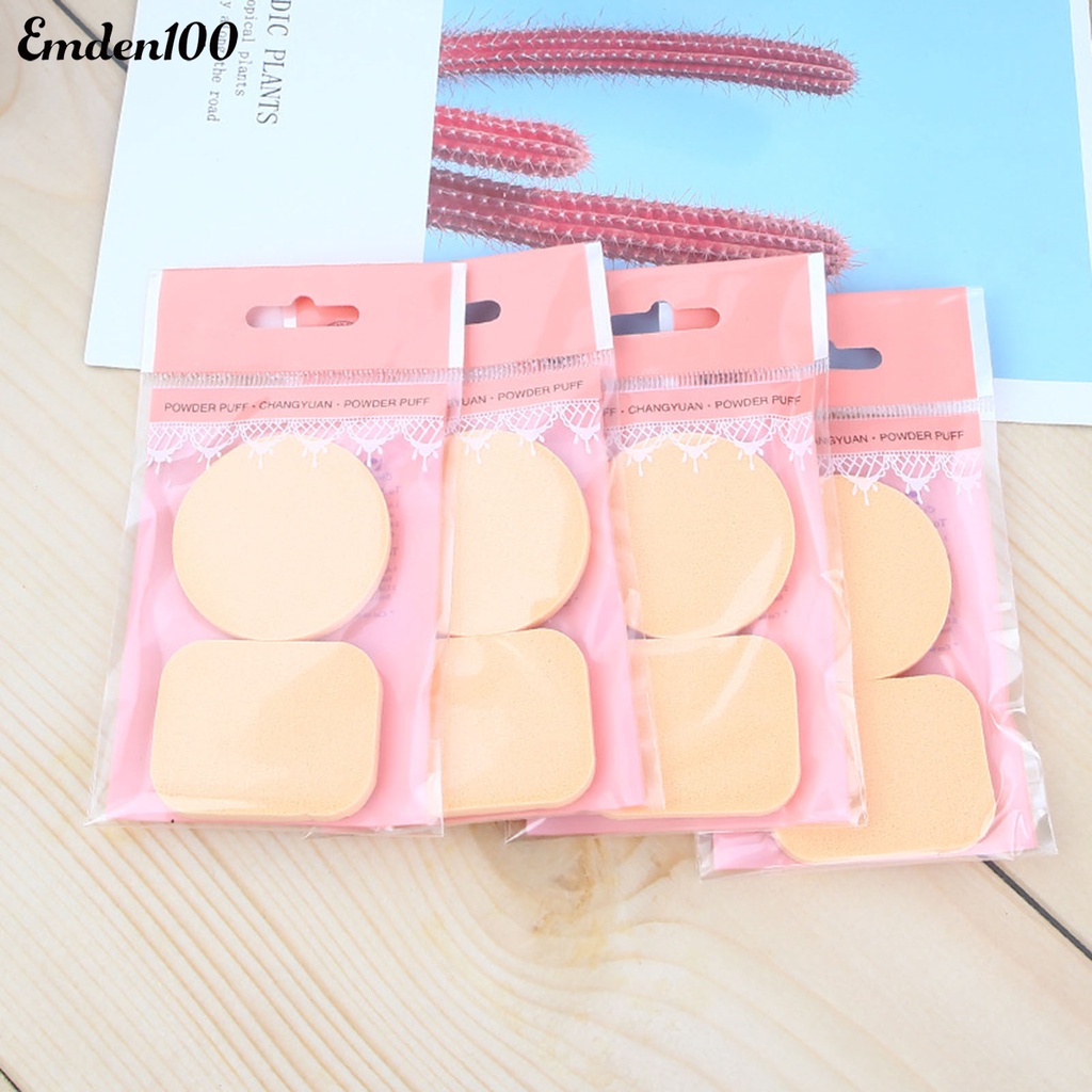 Set 2 Mút Trang Điểm Ướt Và Khô Mềm Mại Đa Năng Tiện Dụng