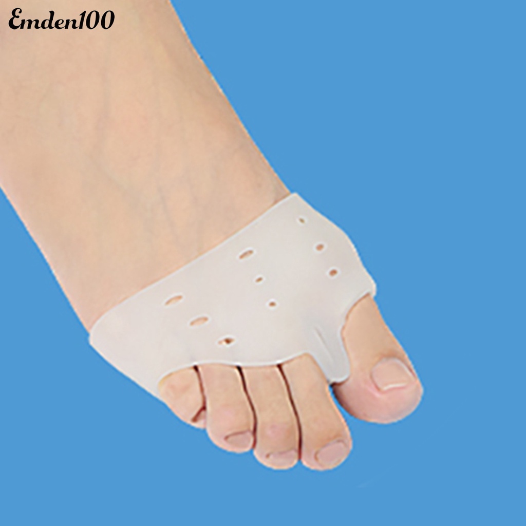 1 Cặp Đai Silicone Tách Ngón Chân Có Thể Điều Chỉnh Tiện Lợi