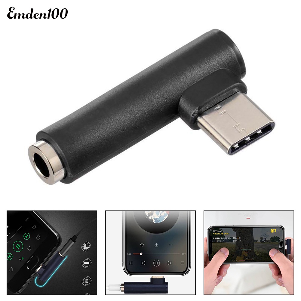 Đầu Chuyển Đổi Âm Thanh Type C Sang Giắc Cắm 3.5mm Cho Điện Thoại