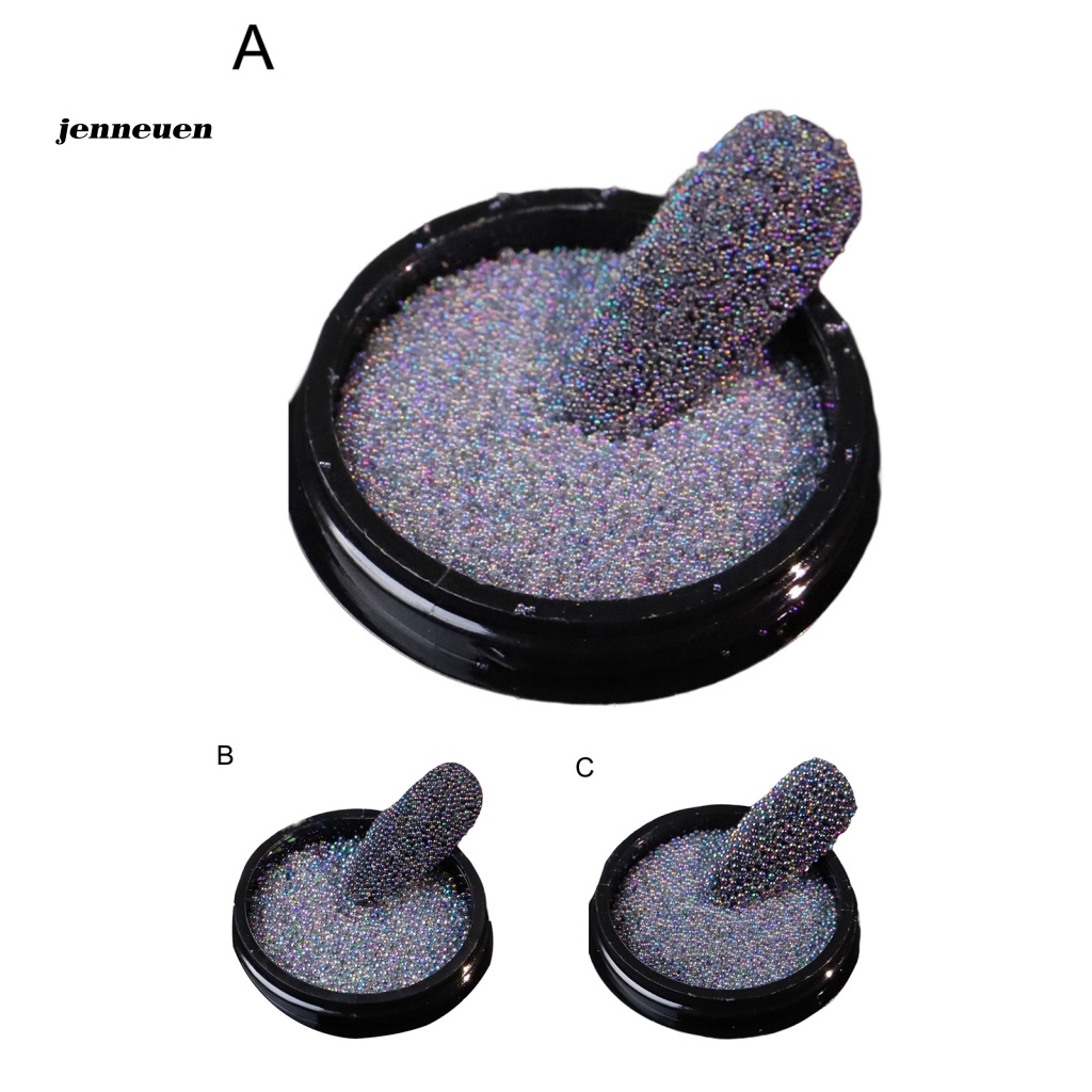 1 Hộp Hạt Laser JEN Phản Quang Nhiều Màu Sắc Dùng Trang Trí Móng Tay Nghệ Thuật