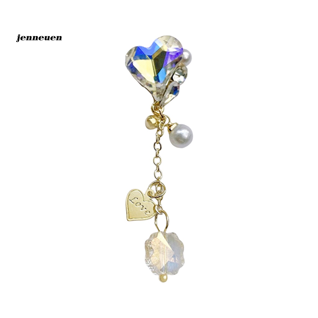 Hộp Hạt Pha Lê Giả Kim Cương Lấp Lánh Sang Trọng Dùng Trang Trí Móng Tay