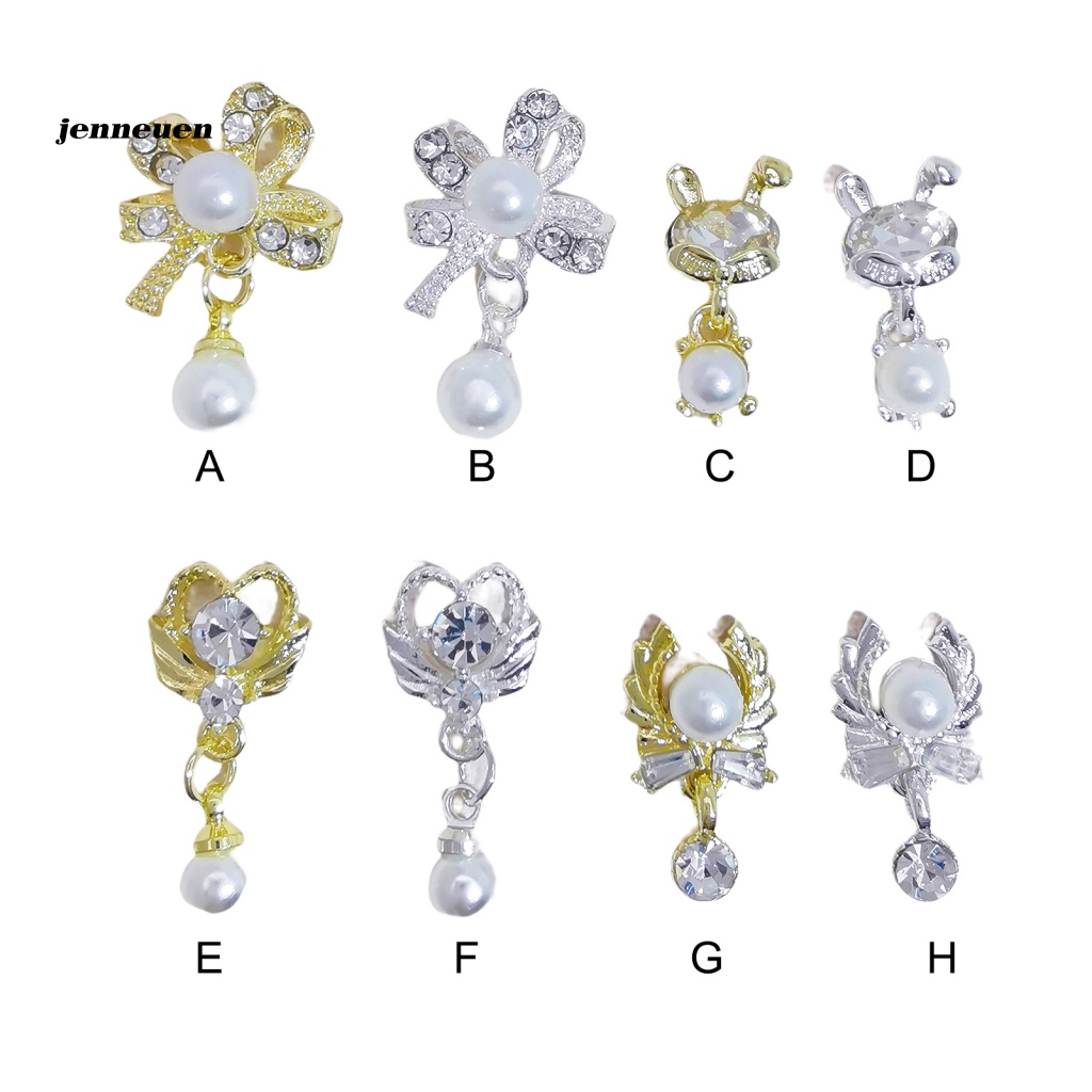 1 Túi Móng Tay Giả Lấp Lánh Độ Bền Cao Trang Trí Móng Tay Cho Nữ DIY