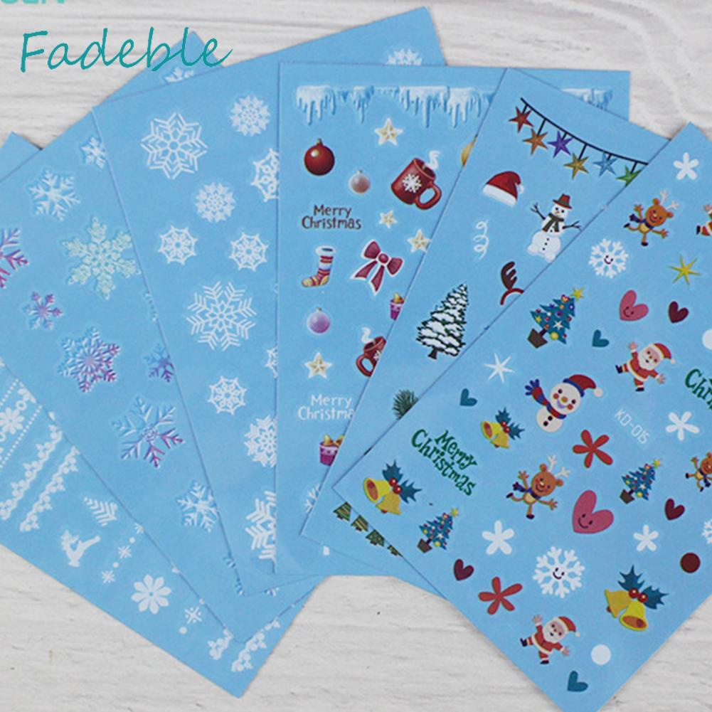 Bộ 12 Miếng Dán Trang Trí Móng Tay Họa Tiết Hoạt Hình Dễ Sử Dụng DIY