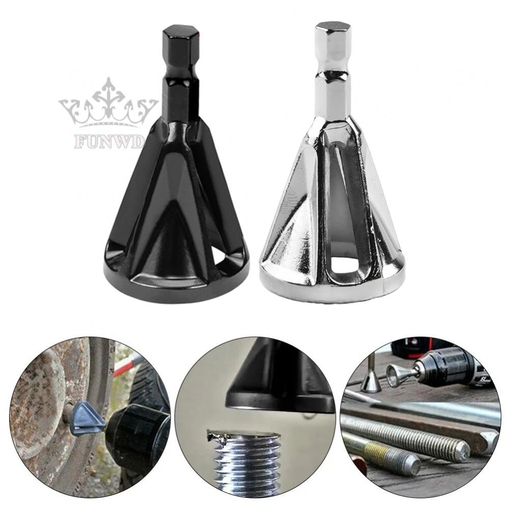 【FUNWD】Chamfer Tool 1/4'' Hex Shank CR12MOV Deburring External High Hardness