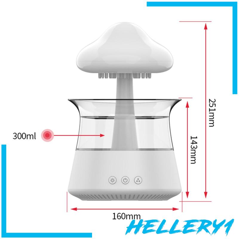 Máy Phun Sương Tạo Độ Ẩm Không Khí Có Đèn LED Sạc Cổng USB Dung Tích 300ml