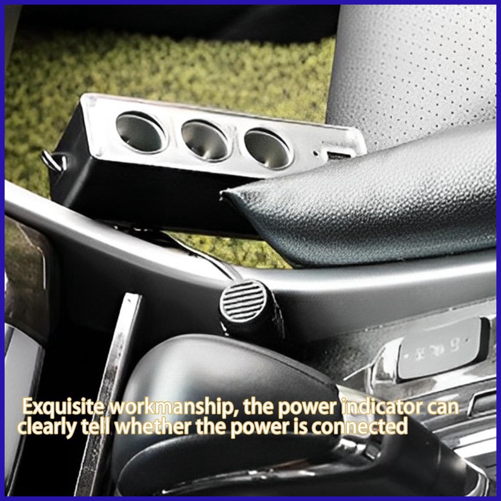 Bộ Sạc Nhanh USB 12V 1 Cho 3 Cầu Chì Tích Hợp Mạch Bảo Vệ