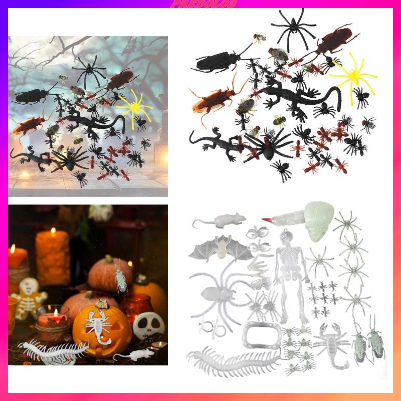 Mô Hình Tắc Kè Hoa Giả Trang Trí Halloween