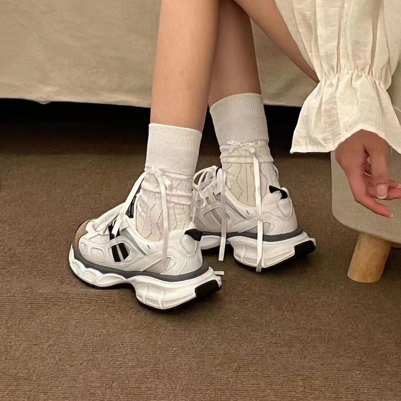 Miss o3o Giày Thể Thao Nữ Đế Dày Thoáng Khí Retro Thời Trang Thiết Kế Mới Cho Nữ 33Z080414