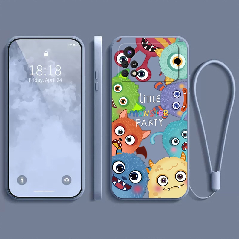 🔥🔥🔥  ốp lưng xiaomi POCO X4 PRO 5G Ốp Điện Thoại  Dẻo In Hình Quái Vật Đáng Yêu Bảo Vệ Máy ảnh