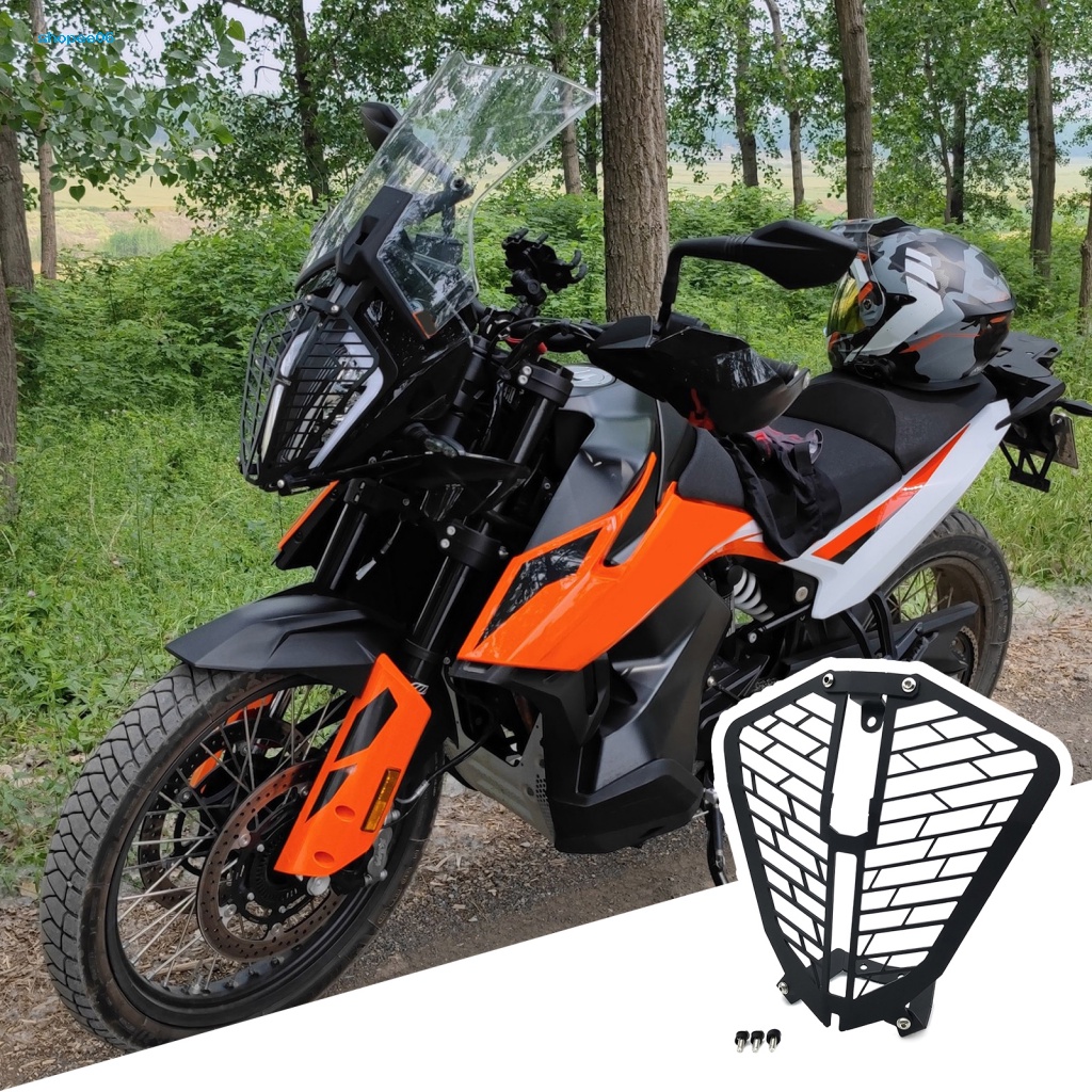 1 Bộ Ốp Đèn Pha Xe Máy Dạng Lưới Rỗng Chống Gỉ Cho KTM 790Xadv 390Xadv 890Xadv 2020 +