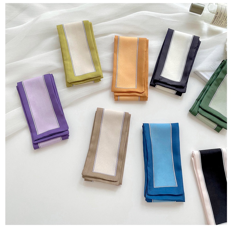 Khăn Quàng Cổ Thắt Nơ Trang Trí Túi Xách / Dây Ruy Băng Dài Nhiều Màu Sắc