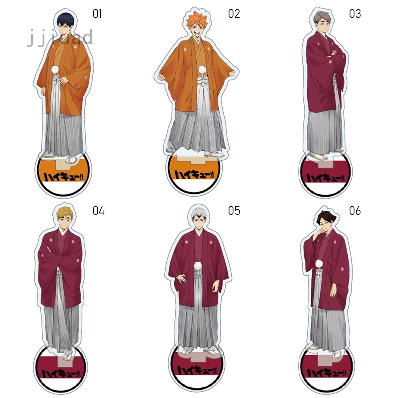 Jjiuad Giá Đỡ Bằng Acrylic Hình Anime Bóng Chuyền Thiếu Niên