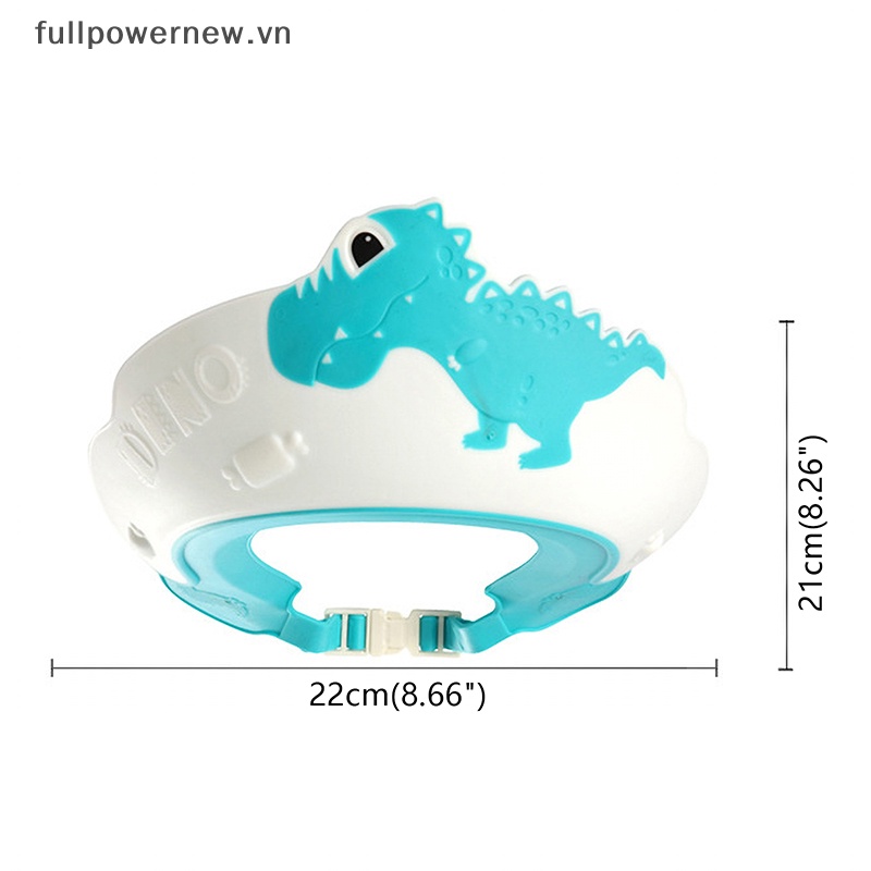 Toàn Bộ Mũ Gội Đầu Bảo Vệ Tai Chống Thấm Nước Hình Khủng Long Bằng Silicon Cho Bé vn