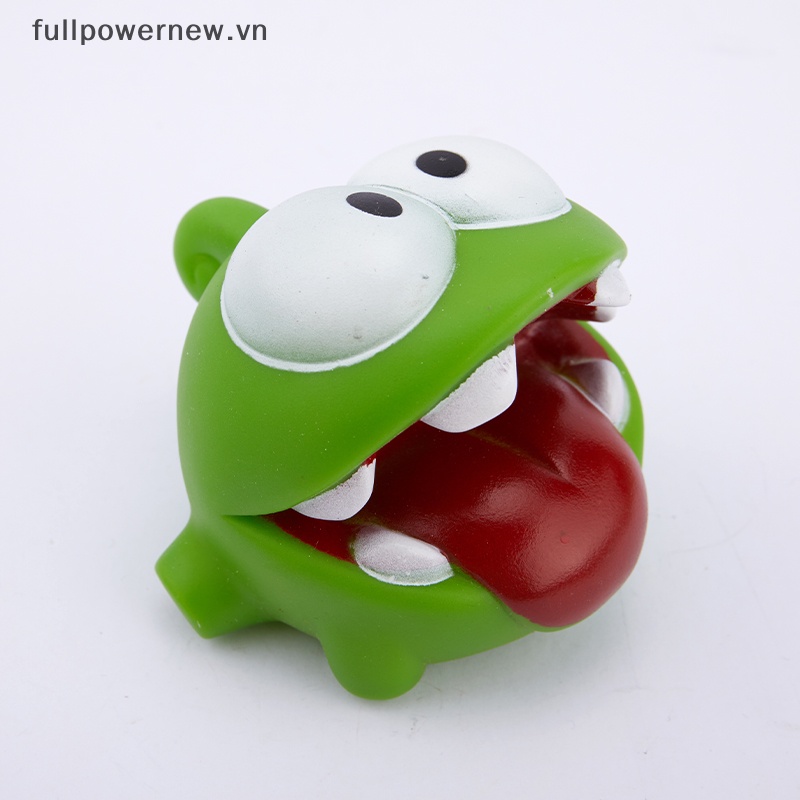 Fullpowernew Búp Bê Đồ Chơi Hình Ếch Cao Su om nom candy Quái Vật Có Dây Thừng vn