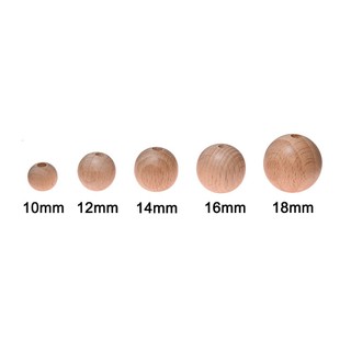 Bộ 10 hạt gỗ sồi tròn