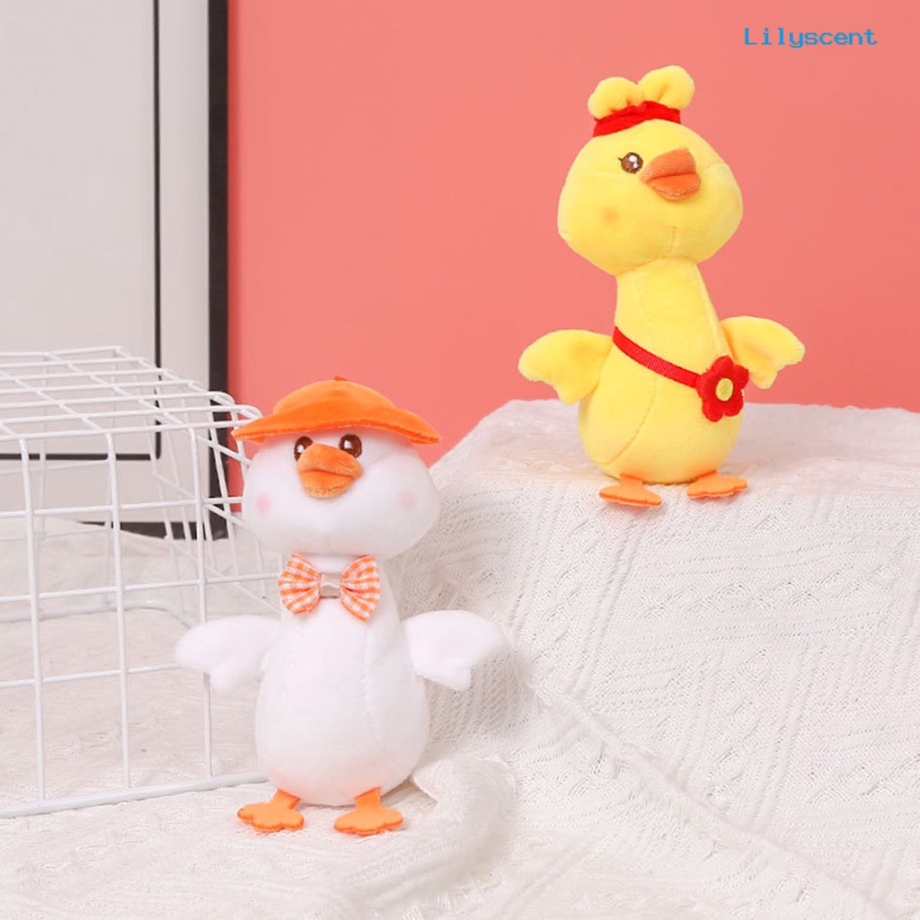 Thú Nhồi Bông Hình Vịt Con Bằng Cotton PP Mềm Mại Dễ Thương