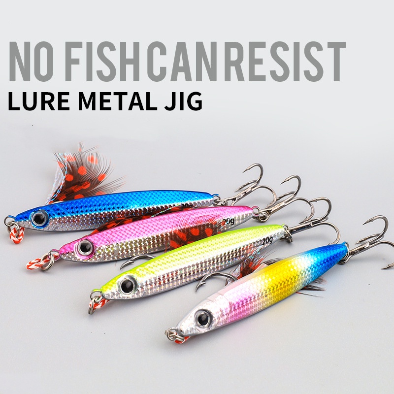 Mồi Giả Câu Cá Bằng Kim Loại 7g / 10g / 15g / 20g / 30g